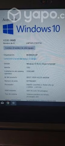Notebook LENOVO i3 2.3 Ghz 1 TB 4 Gb Ram