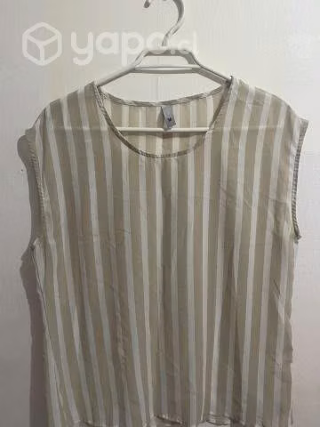 Blusa café clara talla M