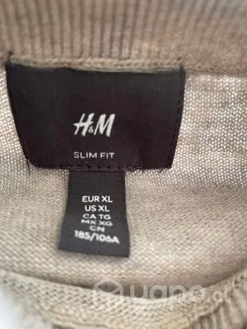 Sweater cuello alto H&M Talla XL Algodon - Imagen 6