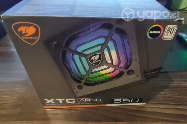 Fuente De Poder 550w Cougar Xtc Argb 80Plus
