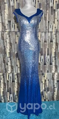 Vestido de lentejuelas talla m/l elasticado