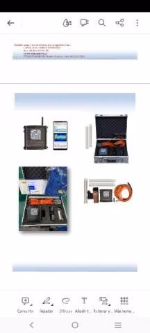 Detector de agua 100 mt profundidad