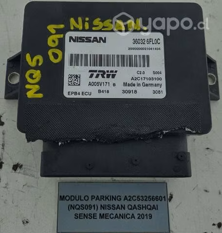 Modulo Parking A2C53256601 Nissan Qashqai 2019