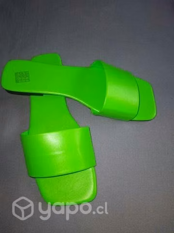 Sandalias shein verde talla 38
