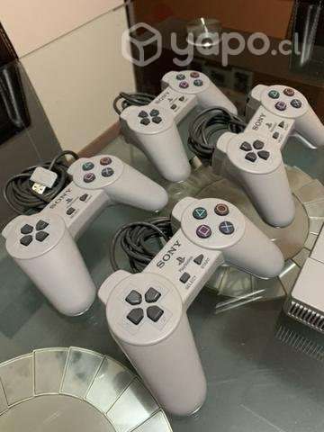 Ps1 sony classic original + 4 joysticks - Imagen 2
