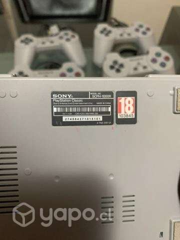 Ps1 sony classic original + 4 joysticks - Imagen 3