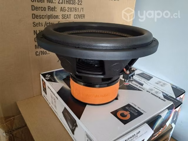 Subwoofer 3000W+amplificador 2500W Quantum