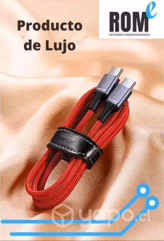 Cables de carga PD de lujo carga, 2 metros 60watts
