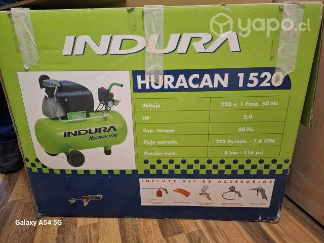 Compresor indura + accesorios y extras