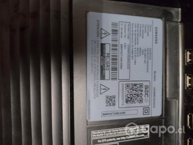 Tv Samsung 49" para repuesto