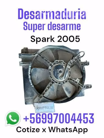 Electroventilador Chevrolet Spark año 2005