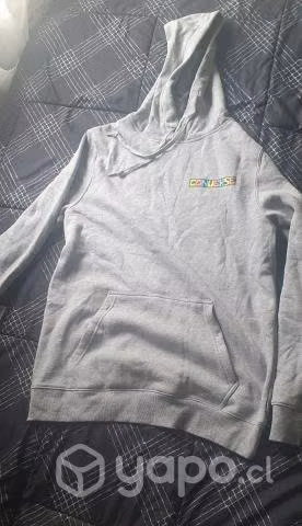 Poleron Converse gris Hoodie - Imagen 2