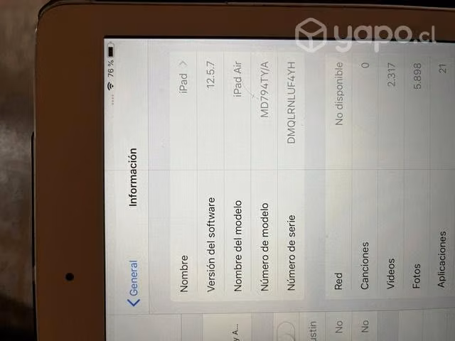 IPad Air 1 - Imagen 3