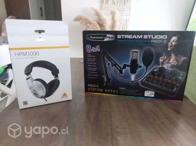Set de grabacion + Audifonos de estudio