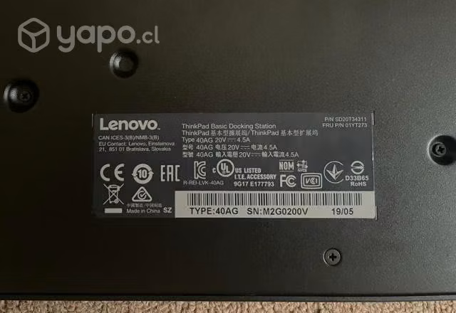 Docking Station LENOVO - Imagen 4