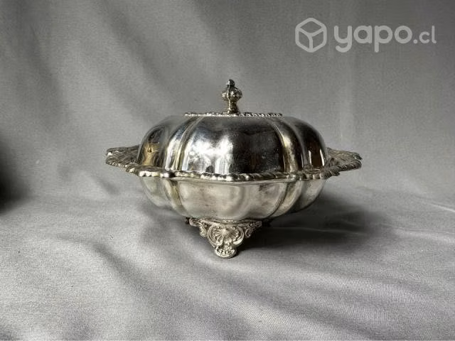 Azucarero grande baño de plata