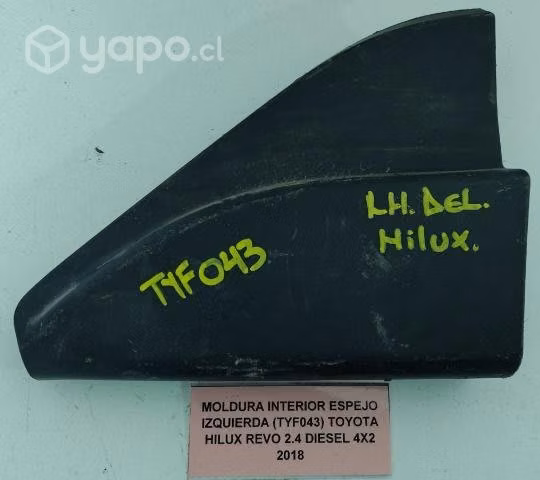 Moldura Interior Espejo Izq (TYF043) Toyota Hilux