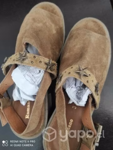 Sandalias Romano cuero número 37 nuevas