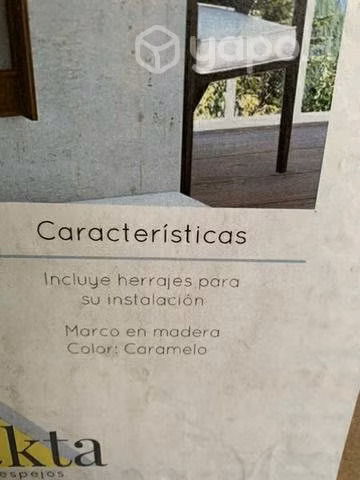 Original espejo rectangular embalado