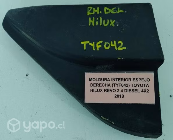 Moldura Interior Espejo Der (TYF042) Toyota Hilux