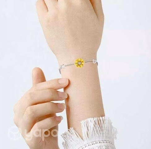 Pulsera Girasol de plata 925