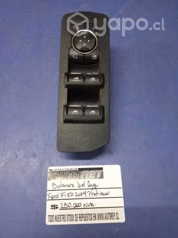 Botonera alza vidrio pta del izq Ford F150 2019 Pl