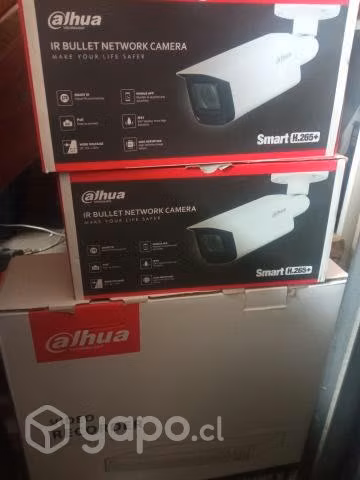 NVR + 2 cámaras + SWITCH PoE 350mil conversable