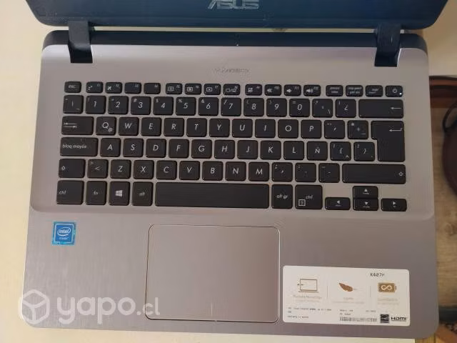 Notebook Asus SDD 512 4GB RAM 14" - Imagen 3
