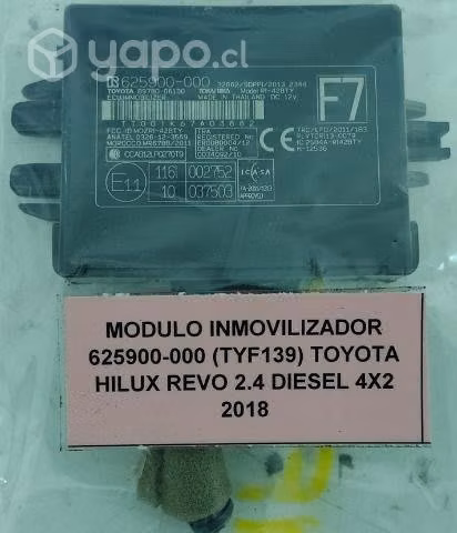 Modulo Inmovilizador (TYF139) Toyota Hilux _Revo