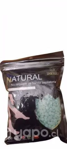 Depilación con cera en perlas