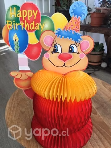 Decoración de papel para cumpleaños