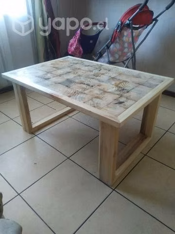 Mesa de centro rústica nueva