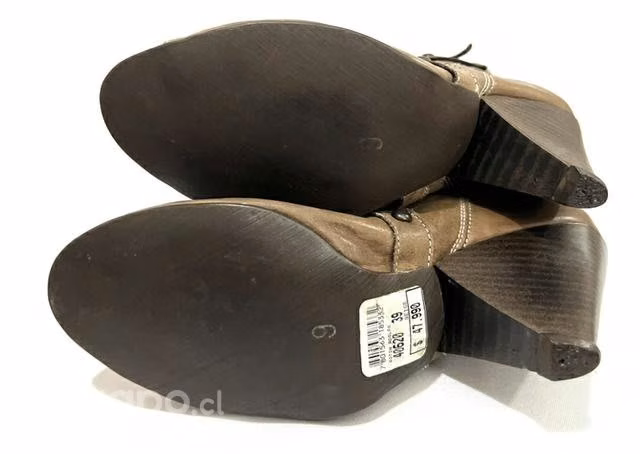 Botín Zapato De Cuero Marca Mor N°39 Café - Imagen 6