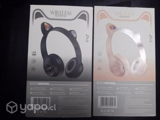 Audífonos de gatito inalámbrico (nuevos)