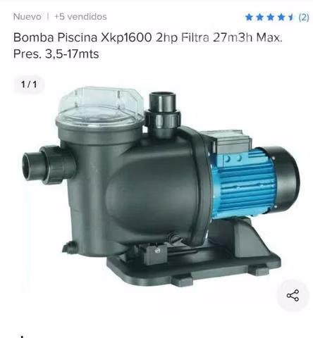 Bomba para Piscina 2hp