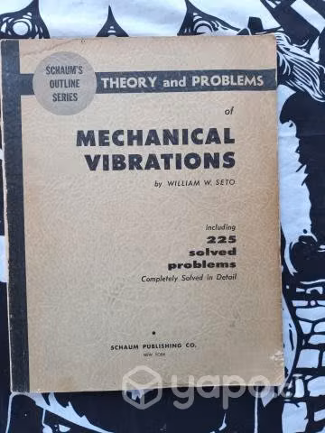 Libro Vibraciones Mecánicas en inglés