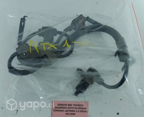 Sensor ABS Tras izq (174) Nissan Terrano 2008 Jap