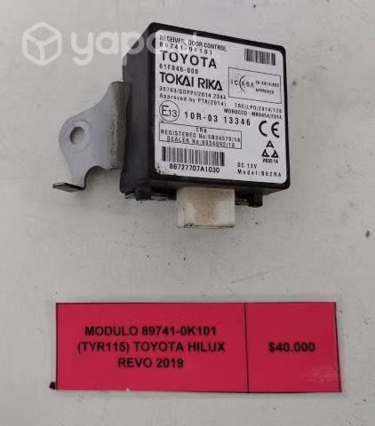Modulo 89741-0K101 (TYR115) Toyota Hilux Revo 2019