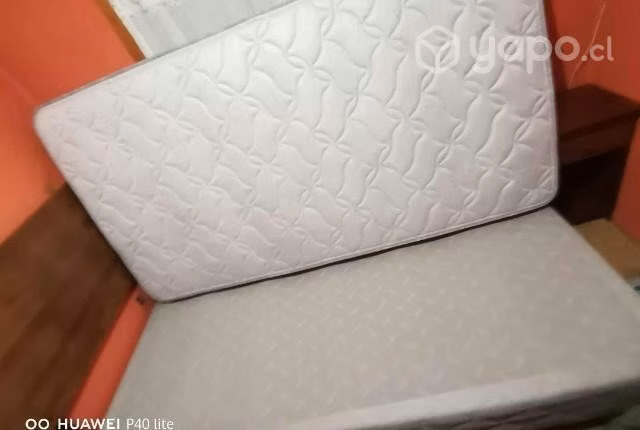 Cama Rosen + respaldo + velador