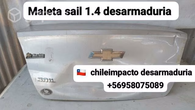Maleta con detalle Chevrolet sail 1 4