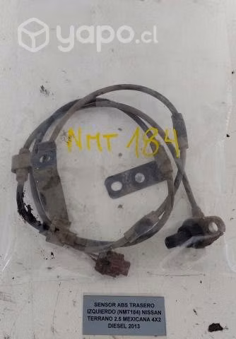 Sensor ABS Tras izq (184) Nissan Terrano 2013 mex