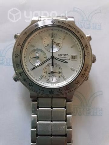 Reloj Seiko Crono Quartz con Alarma