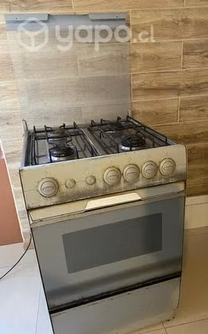 Cocina a gas 4 platos