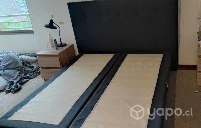Base cama dos plazas + Respaldo - Imagen 3