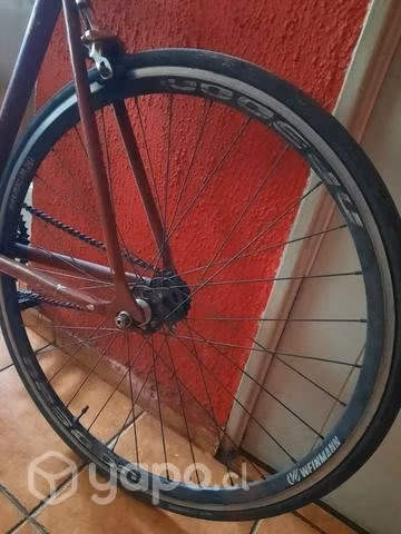 Bicicleta fixie aluminio piñón libre fijo