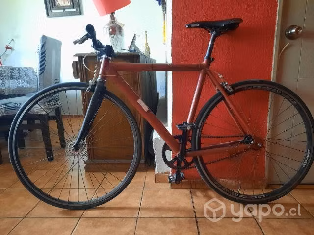Bicicleta fixie aluminio piñón libre fijo