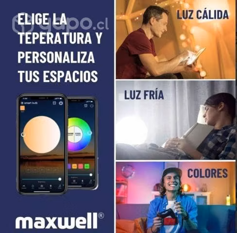 Ampolletas Inteligentes Set X3 Maxwell E27