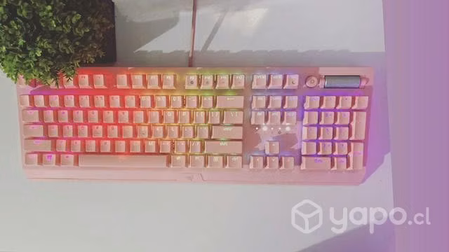Teclado Razer Blackwidow V3 Quartz edition