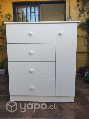 Cómodas 4 cajones y puerta