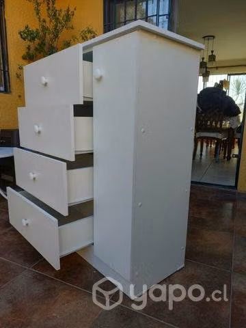 Cómodas 4 cajones y puerta